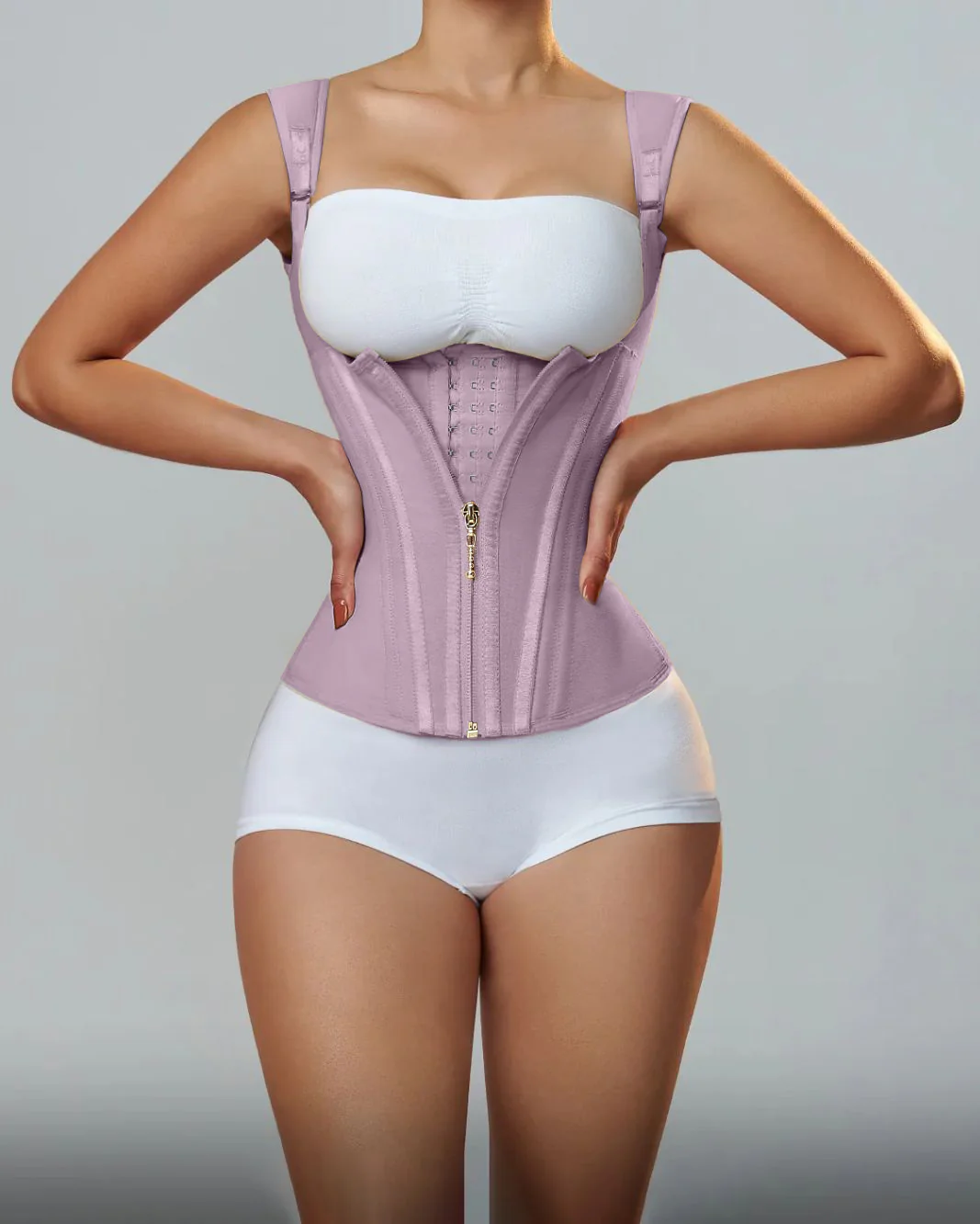 Comprix™ Faja Chaleco de Doble Cinturilla – Control Abdominal y Moldeo de Cintura