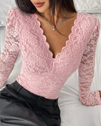 BODY DE ENCAJE FLORAL – ELEGANCIA Y SEDUCCIÓN EN UNA SOLA PIEZA