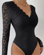 BODY DE ENCAJE FLORAL – ELEGANCIA Y SEDUCCIÓN EN UNA SOLA PIEZA