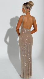 GALAXY GODDESS – VESTIDO CON PEDRERÍA HOTFIX