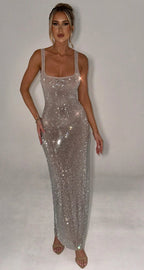 GALAXY GODDESS – VESTIDO CON PEDRERÍA HOTFIX