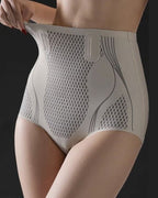 Braga reductora de cintura alta con control abdominal y realce de glúteos