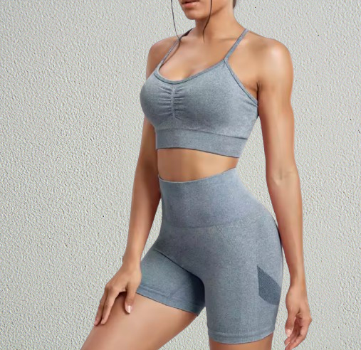 CONJUNTO FIT SPORTELLA Gris Claro