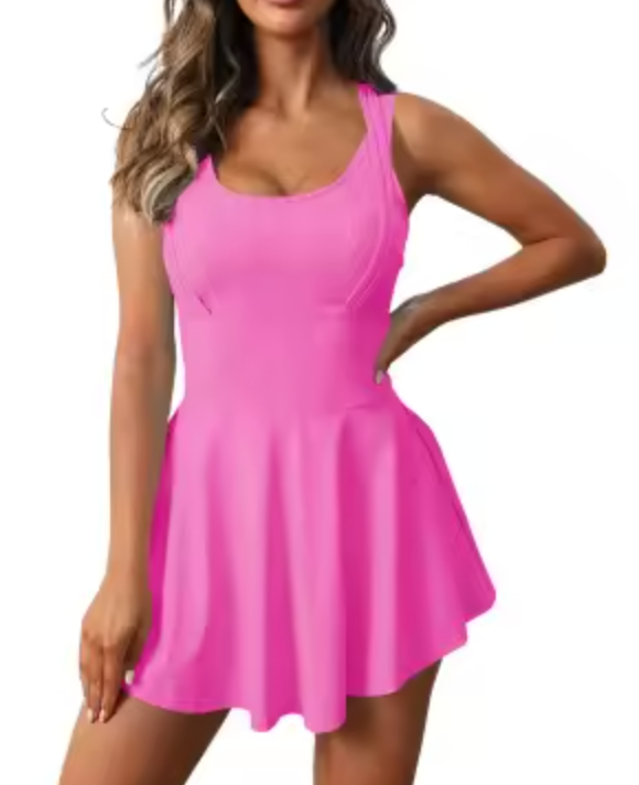 VESTIDO YOGA 2 EN 1 Rosa