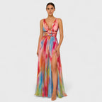 CORAL - VESTIDO LARGO