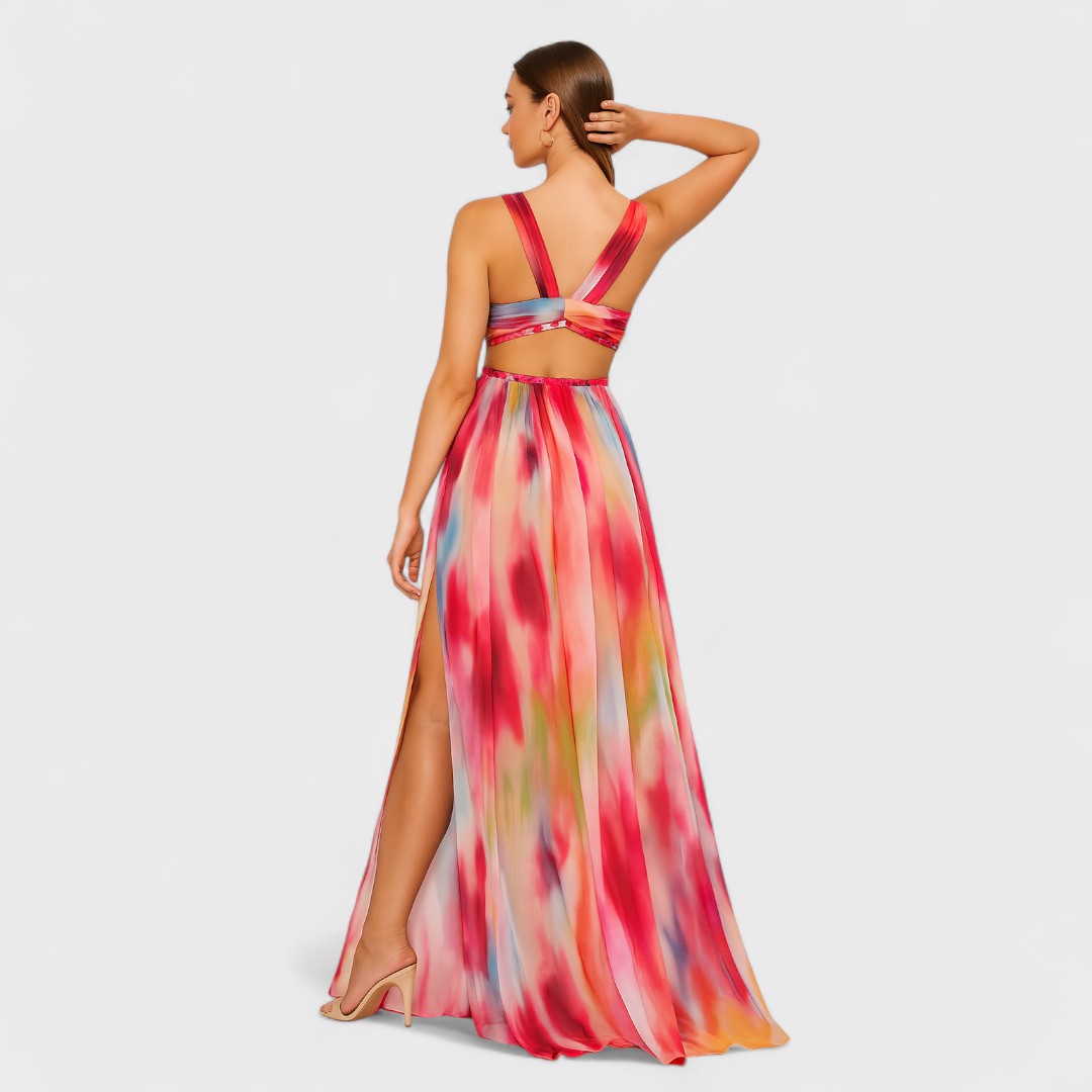 CORAL - VESTIDO LARGO