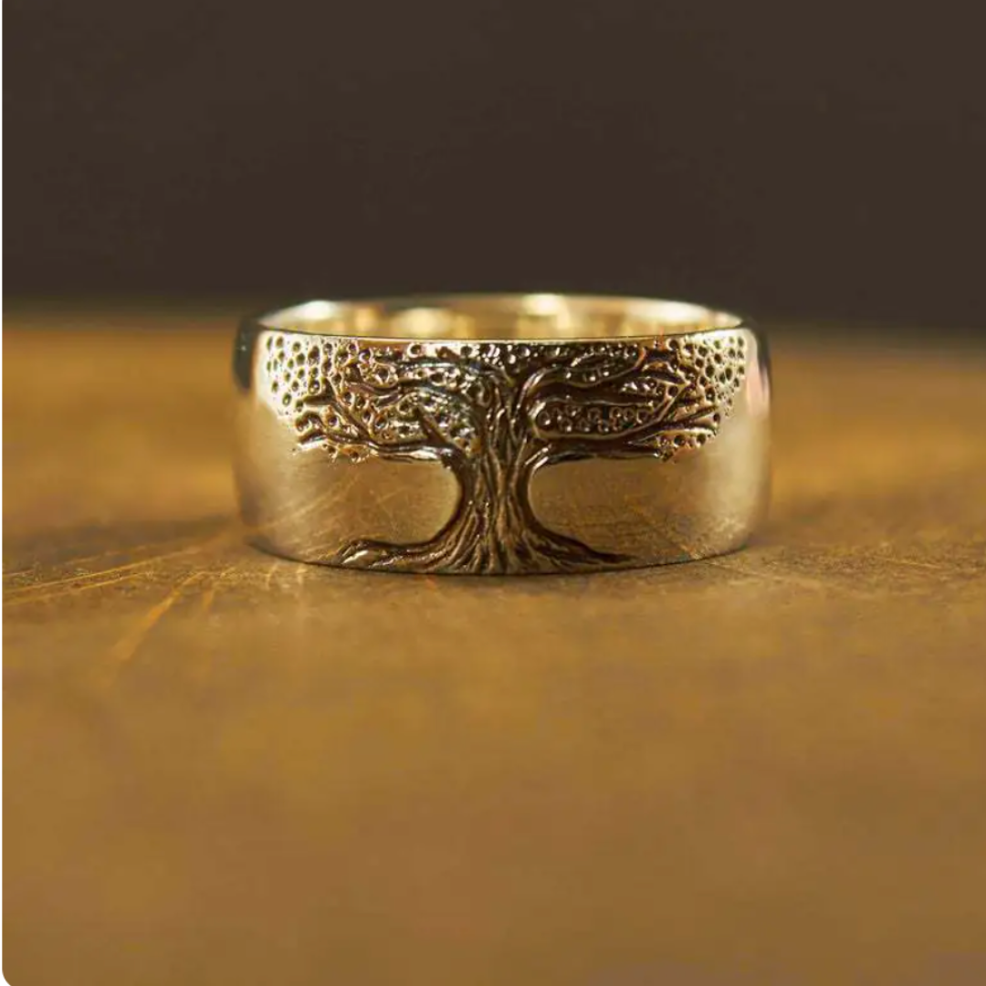 ANILLO | ÁRBOL DE LA VIDA ORO Y PLATA