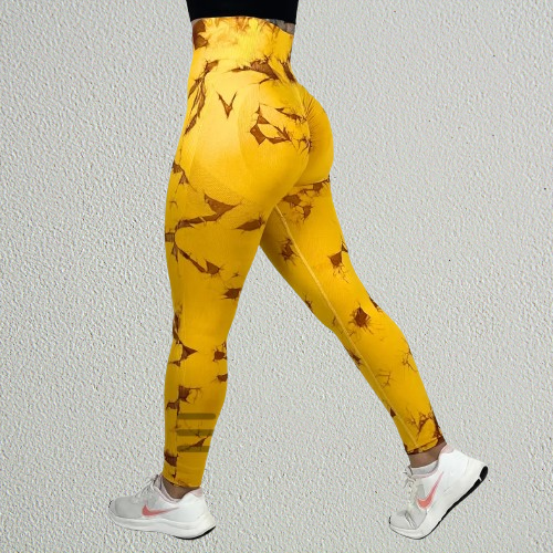 LEGGINGS CAMUFLAJE PUSH UP Amarillo