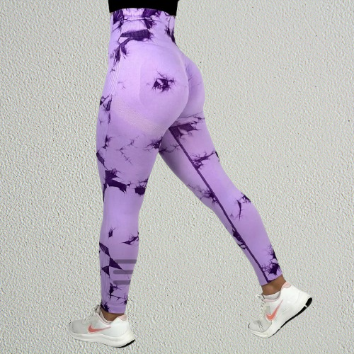 LEGGINGS CAMUFLAJE PUSH UP Morado