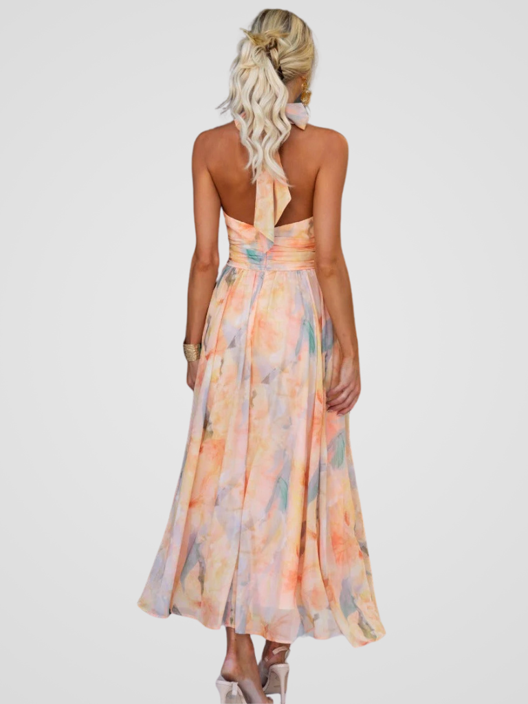 ELARA™ |VESTIDO MIDI BLOSSOM