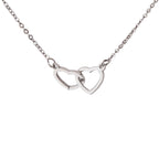 Collar Doble Corazón -Oso Amoroso