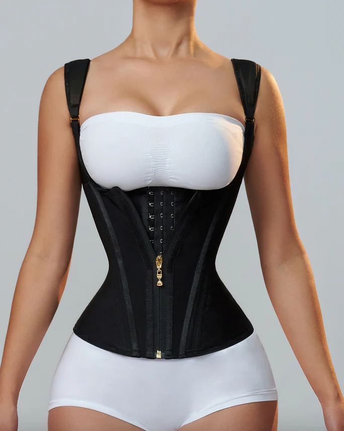 Comprix™ Faja Chaleco de Doble Cinturilla – Control Abdominal y Moldeo de Cintura