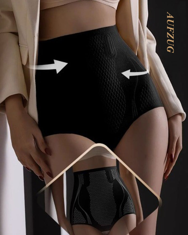 Braga reductora de cintura alta con control abdominal y realce de glúteos