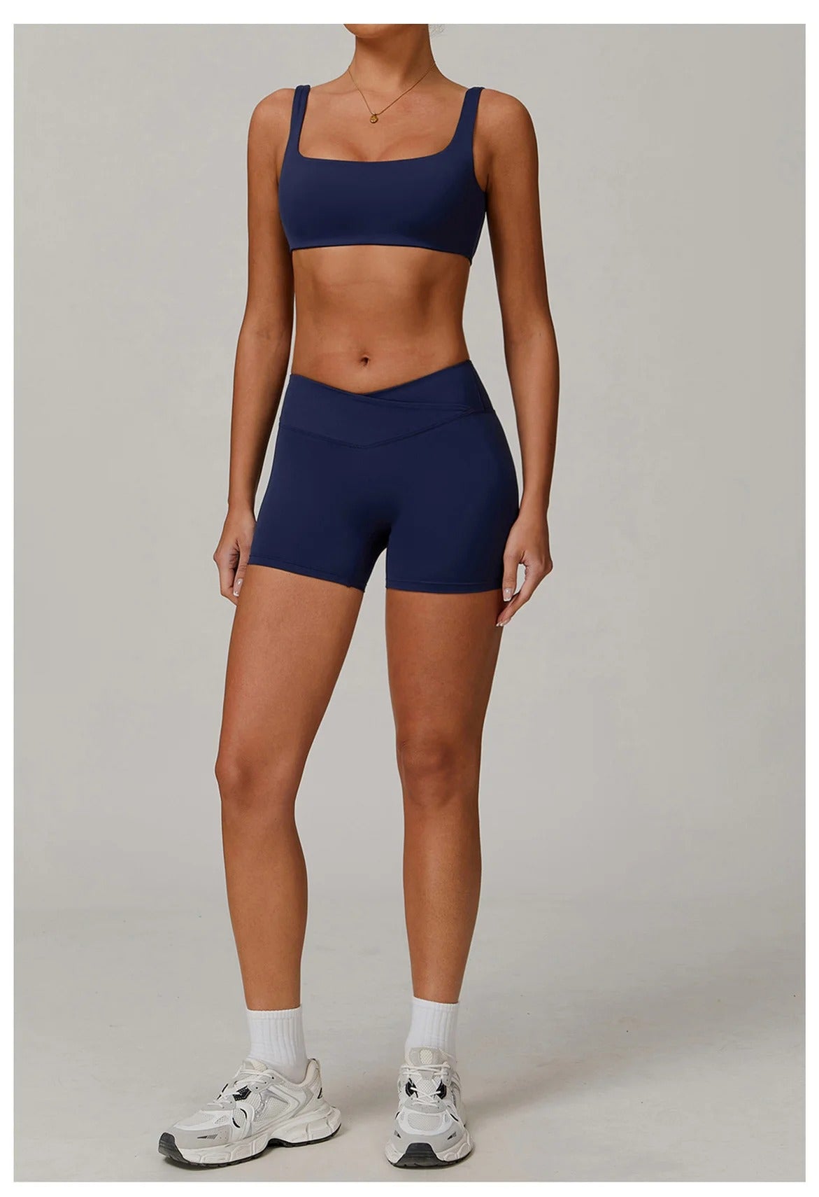 CONJUNTO FLARE NAVY CORTO Azul