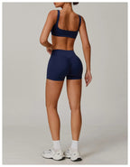 CONJUNTO FLARE NAVY CORTO