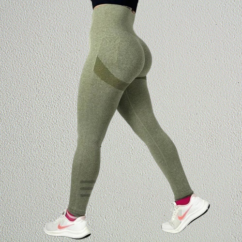 LEGGINGS SPORTELLA PUSH UP Verde militar
