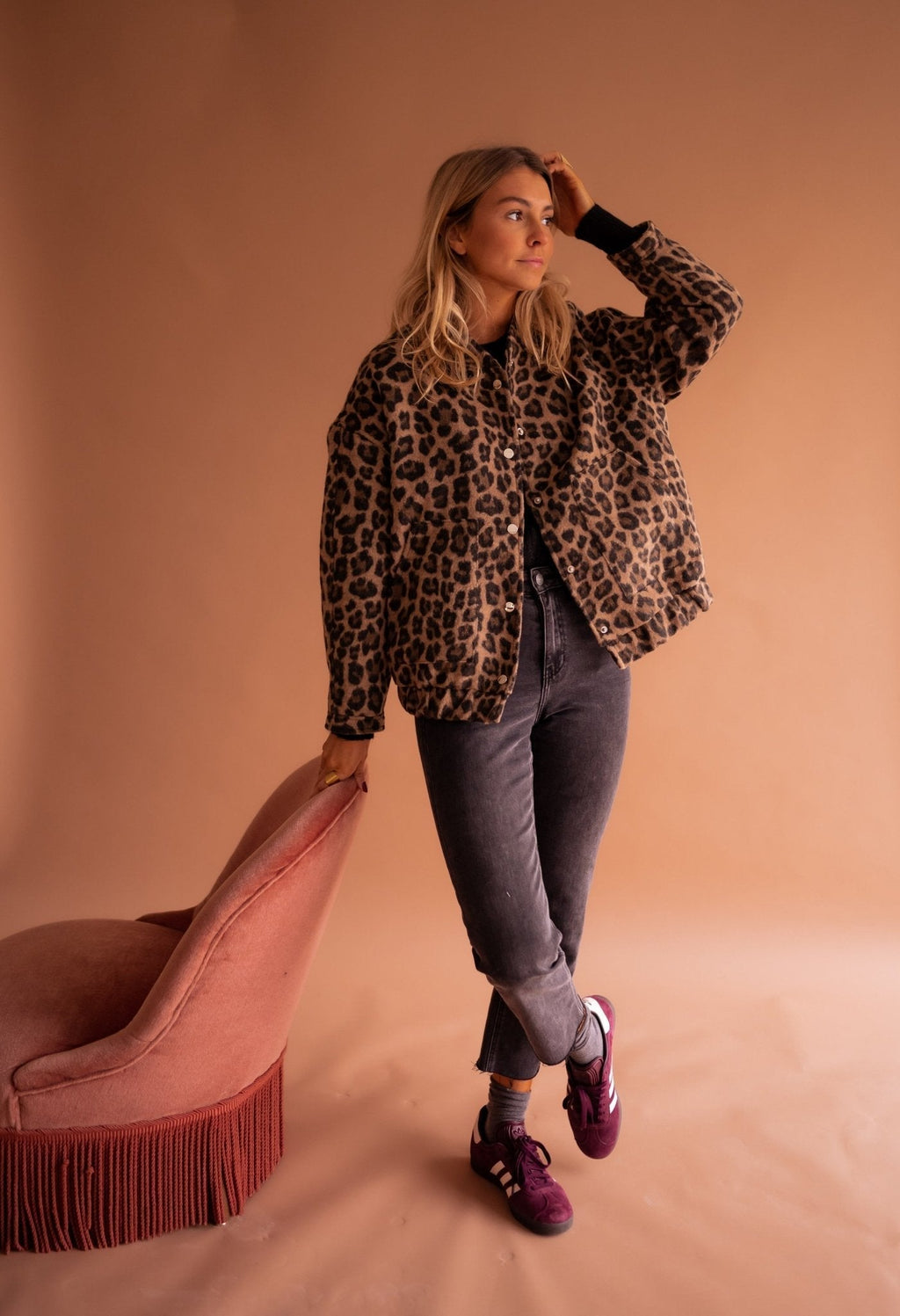 CHAYENNE | CHAQUETA LEOPARDO