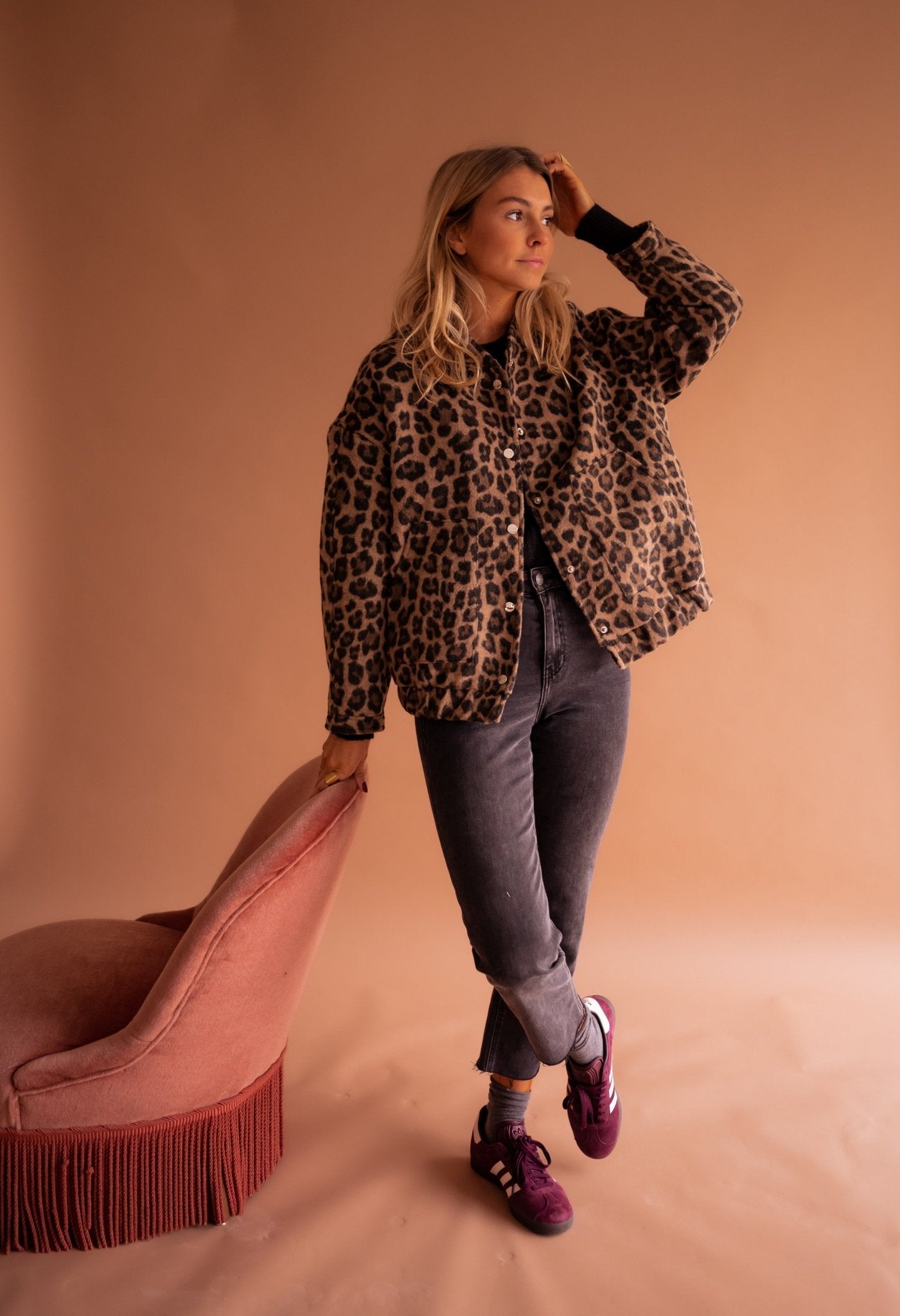 CHAYENNE | CHAQUETA LEOPARDO