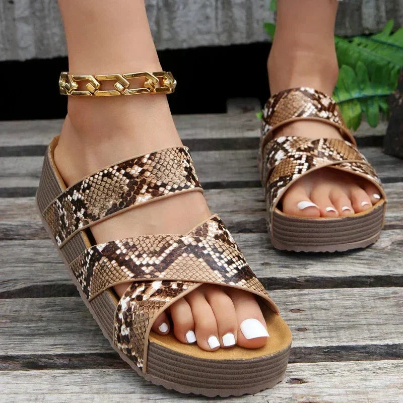 CAMILA|SANDALIAS ORTOPÉDICAS DE PIEL