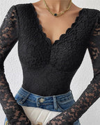 BODY DE ENCAJE FLORAL – ELEGANCIA Y SEDUCCIÓN EN UNA SOLA PIEZA